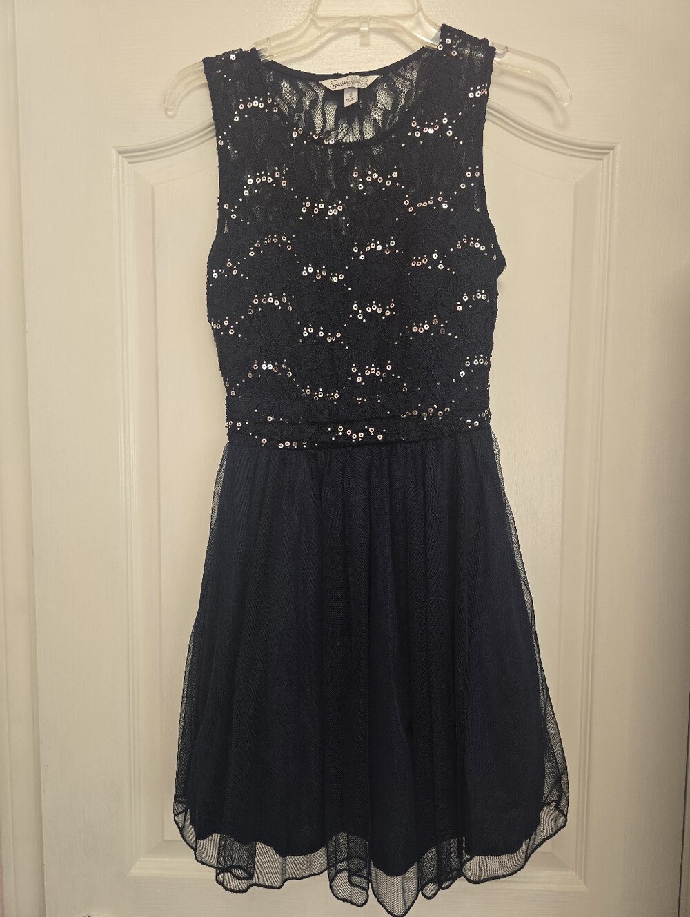 Speechless Prom, Graduation, Homecoming Dress - Navy Blue, size 5
